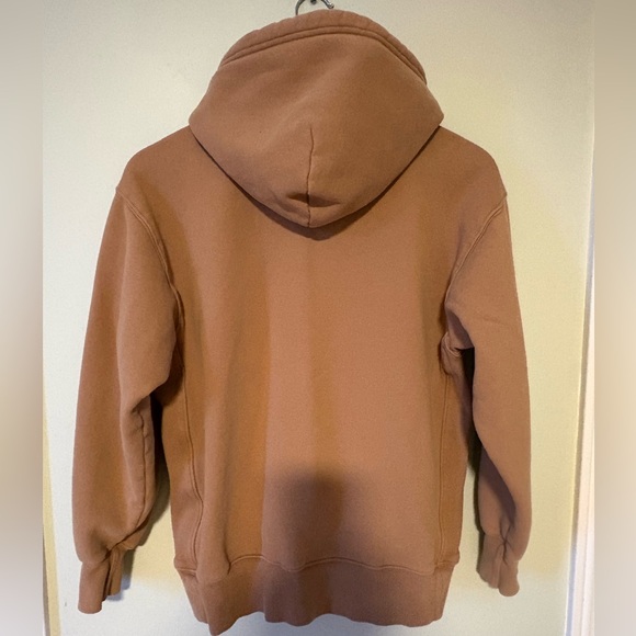 Aritzia TNA Cozy Fleece Boyfriend Fit Sweatshirt Hoodie XS - Picture 4 of 6